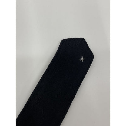 Hermes Margiela Period Black Cotton Belted Skirt Roll 42