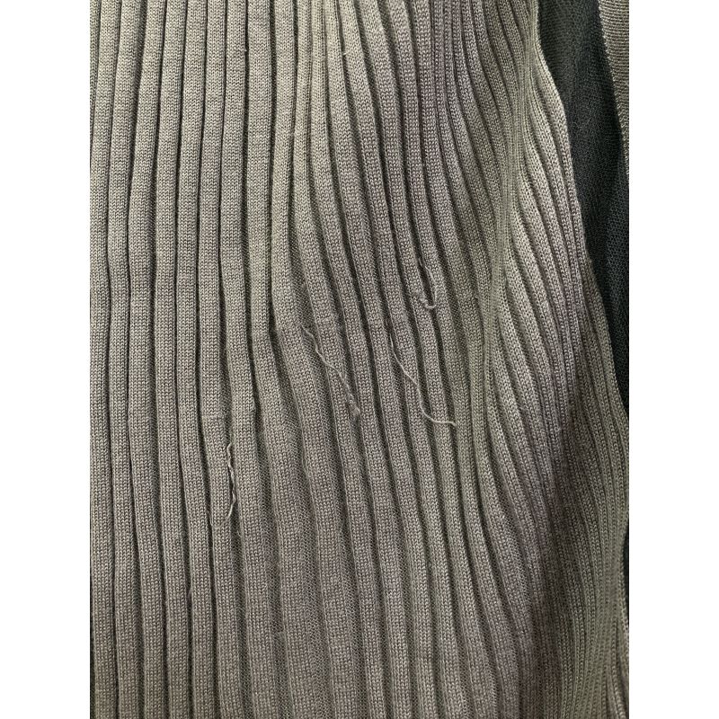 Chanel P40753k03011 Brown Silk Cotton Cashmere Blend Cardigan 38