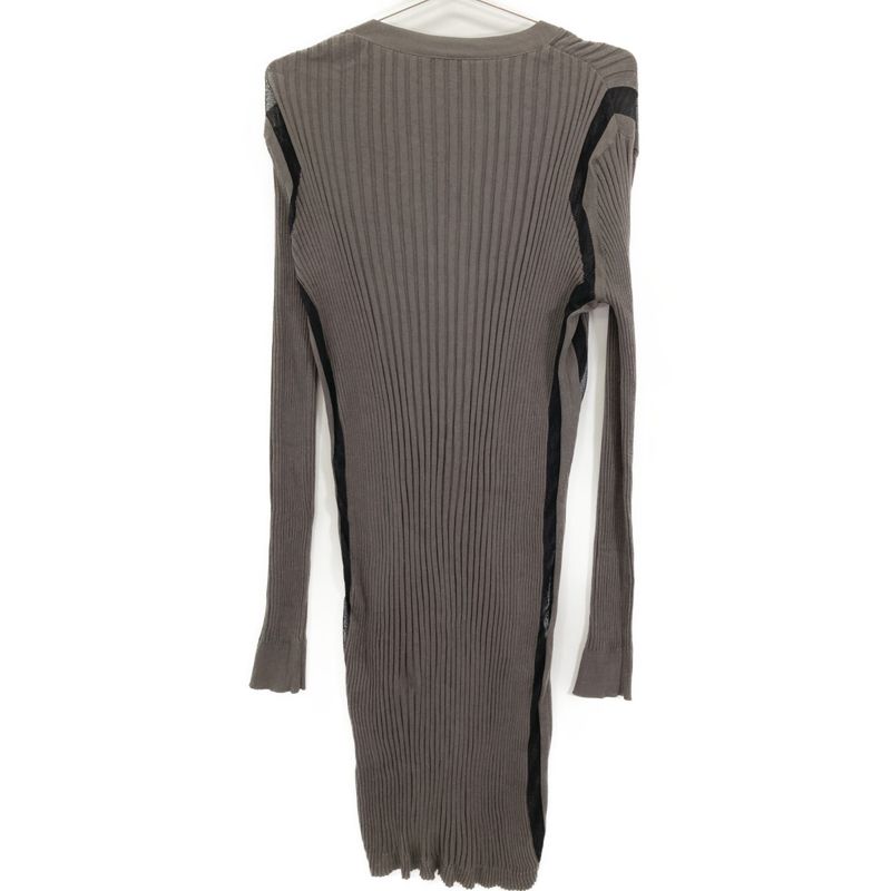 Chanel P40753k03011 Brown Silk Cotton Cashmere Blend Cardigan 38