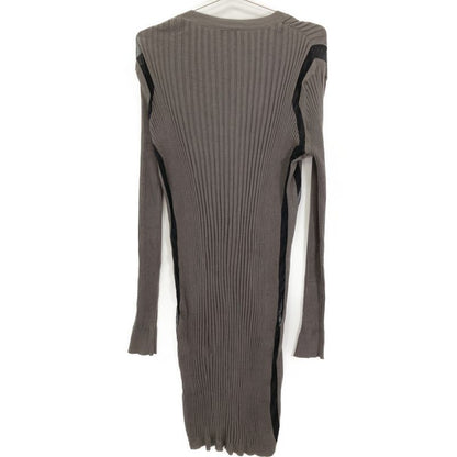 Chanel P40753k03011 Brown Silk Cotton Cashmere Blend Cardigan 38