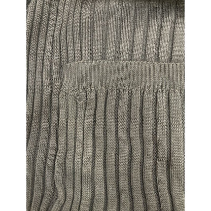 Chanel P40753k03011 Brown Silk Cotton Cashmere Blend Cardigan 38