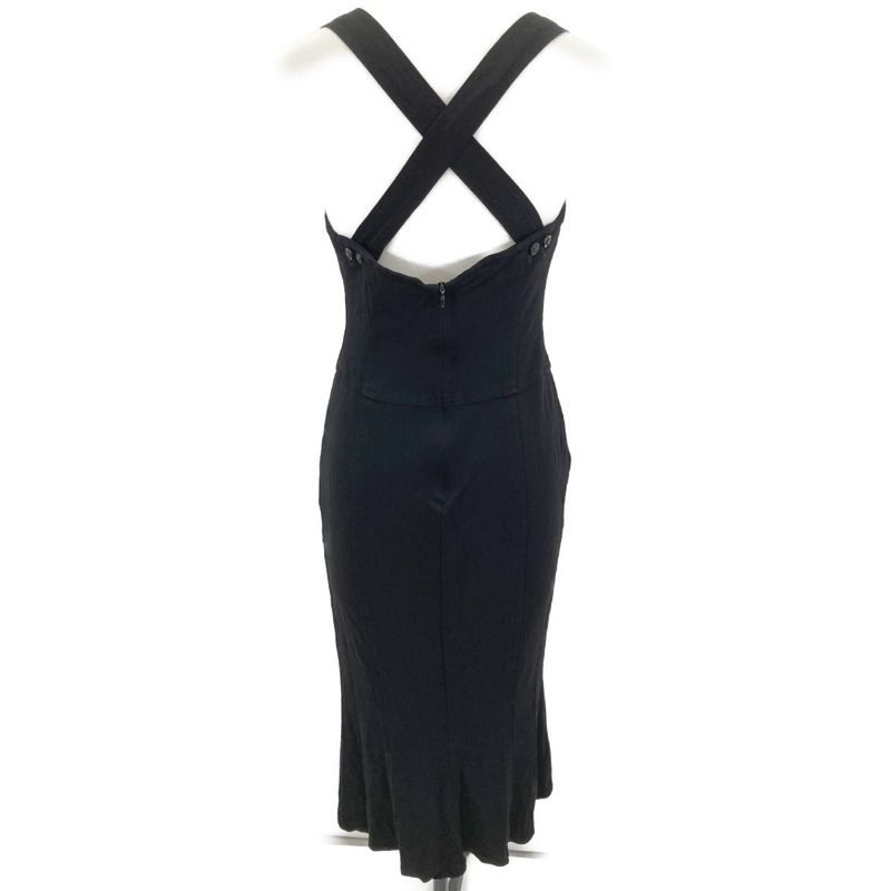 Chanel 98C P10142v06196 Black Nylon Salopettes 38