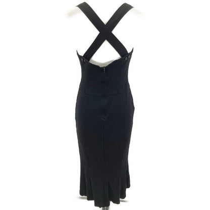 Chanel 98C P10142v06196 Black Nylon Salopettes 38