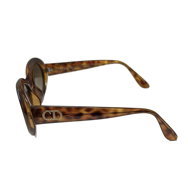 Dior Christian Dior Sunglass Es - 2919a Brown X Dark Brown X Gold CD Motif