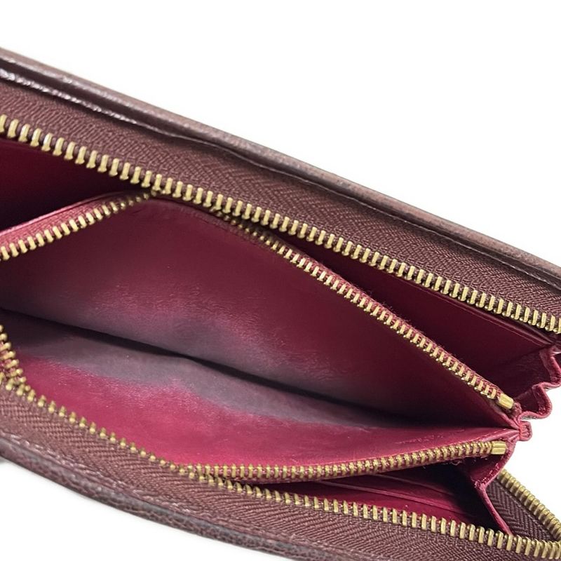 Loewe Long Wallet - Dark Brown Round Zipper Leather