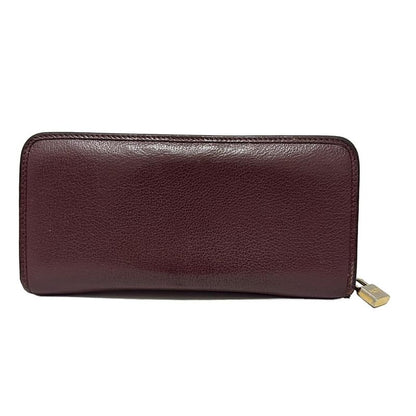 Loewe Long Wallet - Dark Brown Round Zipper Leather
