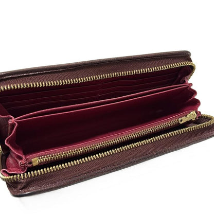 Loewe Long Wallet - Dark Brown Round Zipper Leather