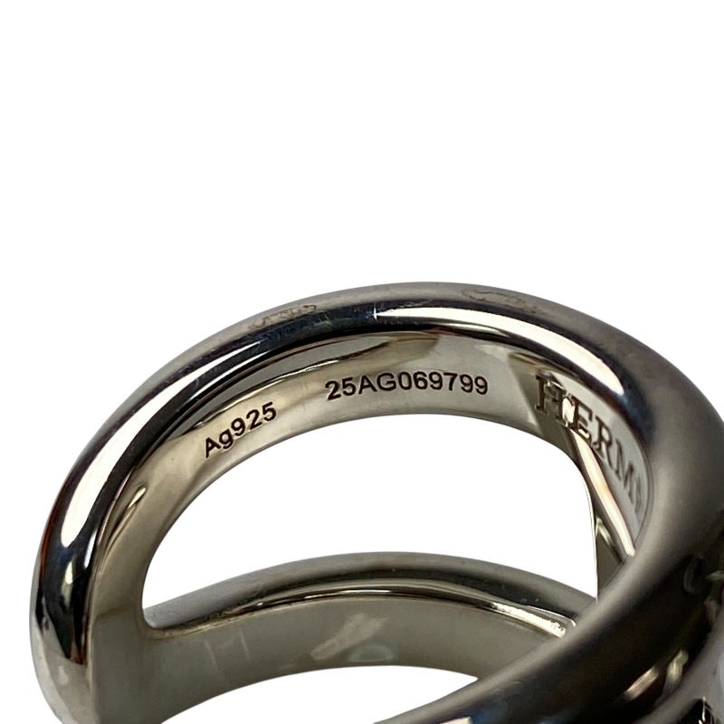 Hermes Ladies Osmozu GM #51 Sv925 Ring No 12