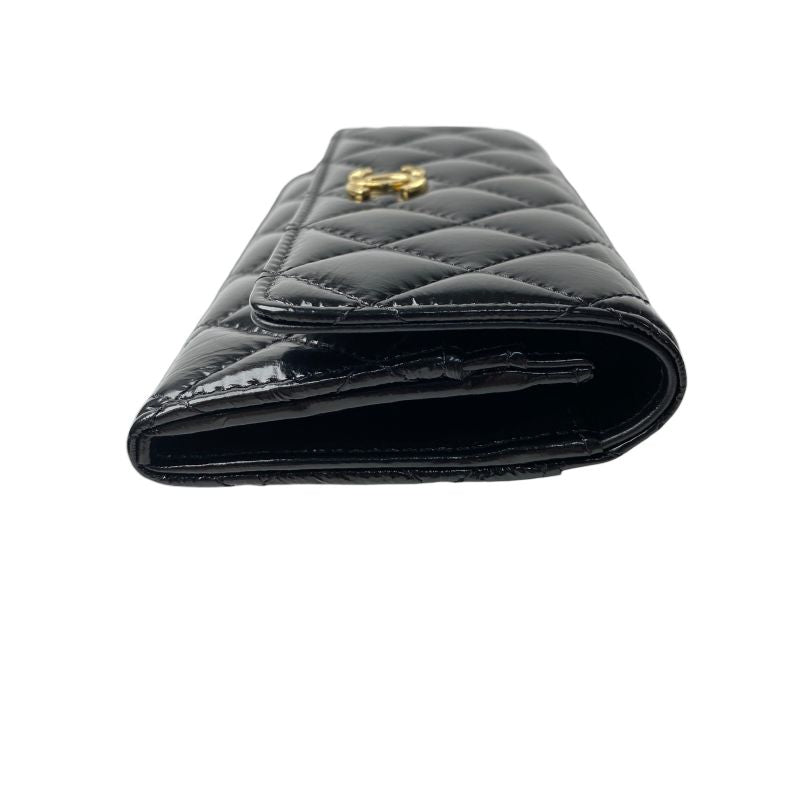 Chanel Ladies Matelasse Ap4261 Long Wallet Coco Mark