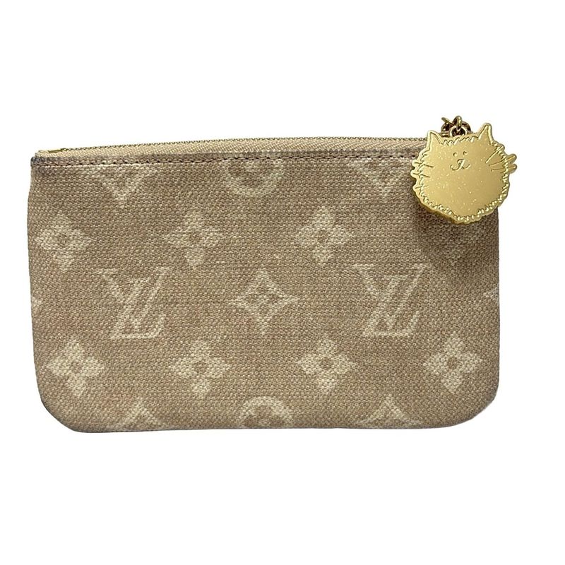 Louis Vuitton Pouch Card Key Case Pochette ・cles S M25758 Meow Glam Grace