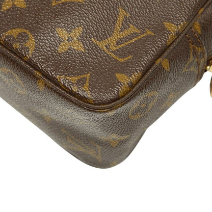 Louis Vuitton Monogram Trousse Toilette 28 Second Bag Clutch Bag M47522 Brown