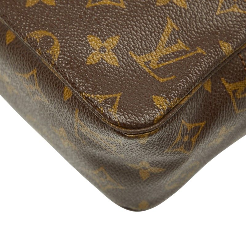 Louis Vuitton Monogram Trousse Toilette 28 Second Bag Clutch Bag M47522 Brown