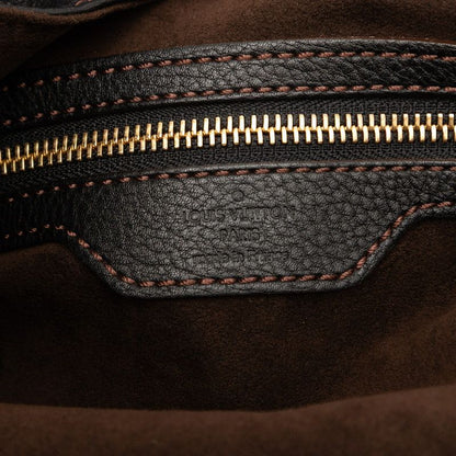 Louis Vuitton Monogram Mahina L M95765 Noir Black Leather Women's Louis Vuitton