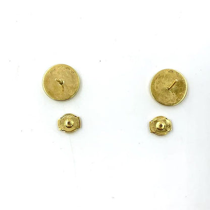 Bvlgari Pave 18k Yellow Gold Yellow Gold Earrings