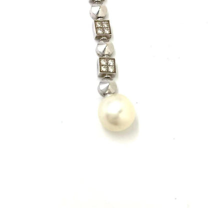Bvlgari Lucia Pearl Diamond 18k White Gold White Gold Necklace