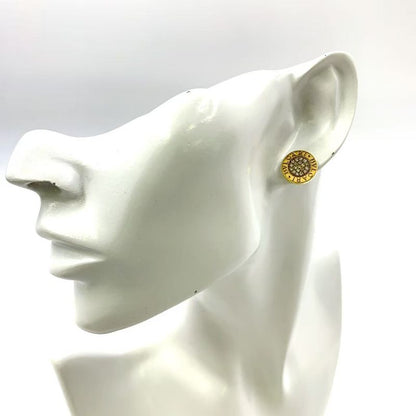 Bvlgari Pave 18k Yellow Gold Yellow Gold Earrings