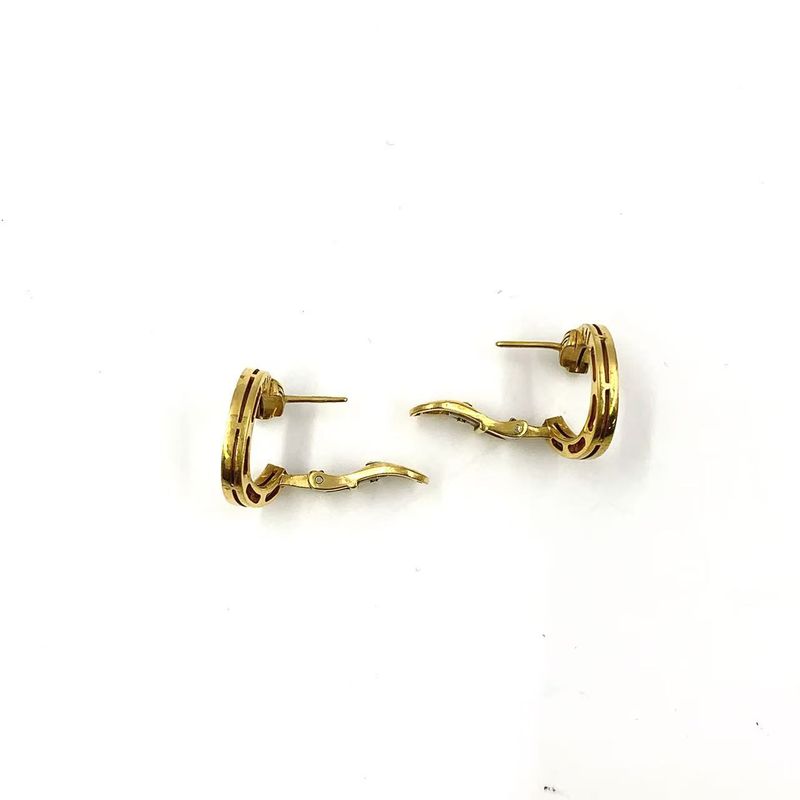 Bvlgari 18k Yellow Gold Yellow Gold Earrings