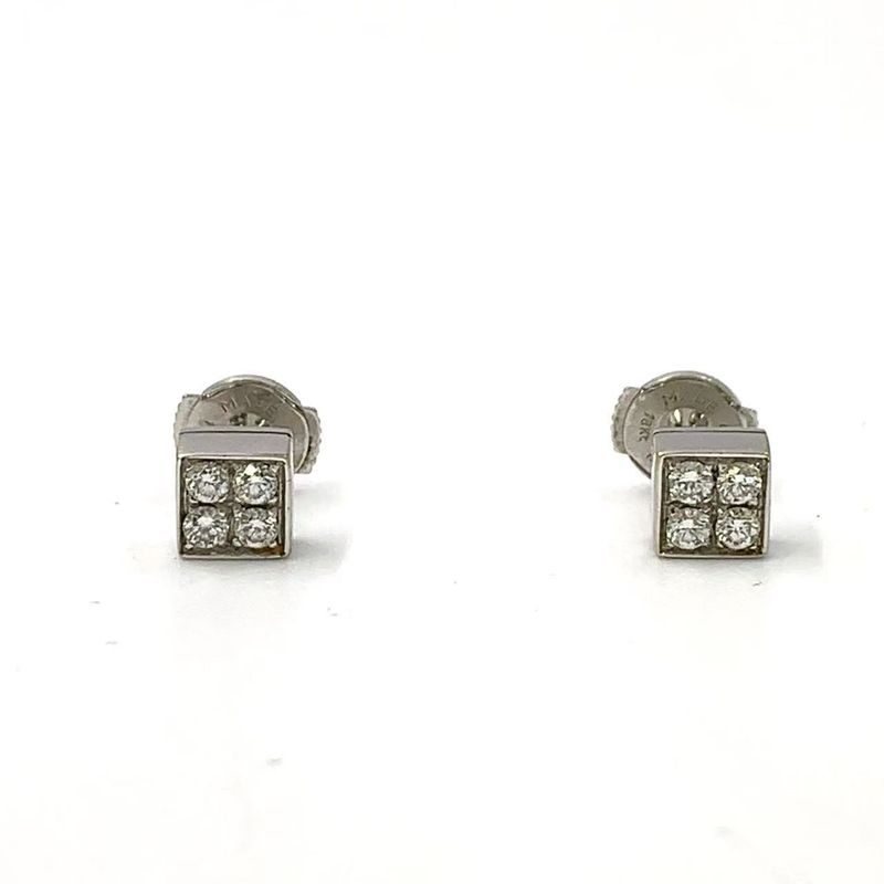 Bvlgari Lucia Diamond 18k White Gold White Gold Earrings