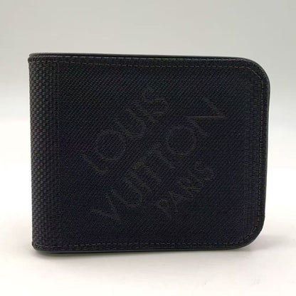 Louis Vuitton Portobier 9 Cult Cles Di Leather × Canvas Dark Brown Wallet M93548