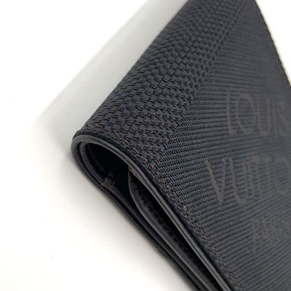 Louis Vuitton Portobier 9 Cult Cles Di Leather × Canvas Dark Brown Wallet M93548