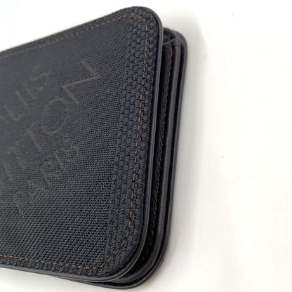 Louis Vuitton Portobier 9 Cult Cles Di Leather × Canvas Dark Brown Wallet M93548