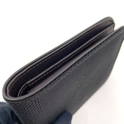 Louis Vuitton Portobier 9 Cult Cles Di Leather × Canvas Dark Brown Wallet M93548