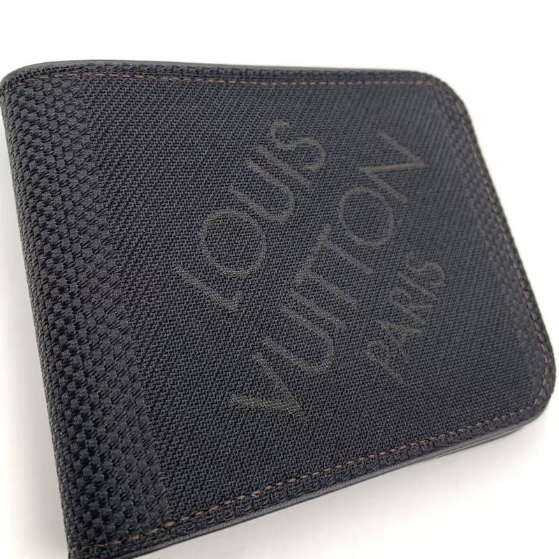 Louis Vuitton Portobier 9 Cult Cles Di Leather × Canvas Dark Brown Wallet M93548