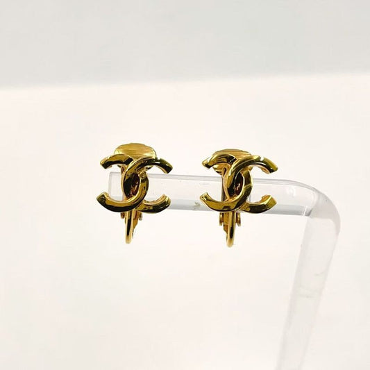 Chanel Cocomark Clip-on GP Gold Earring