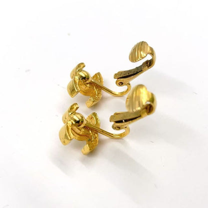 Chanel Cocomark Clip-on GP Gold Earring