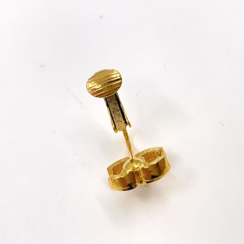 Chanel Cocomark Clip-on GP Gold Earring