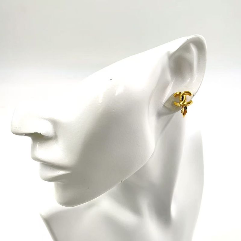 Chanel Cocomark Clip-on GP Gold Earring