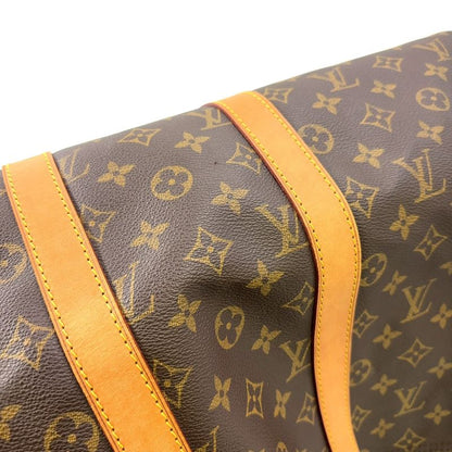 Louis Vuitton Keepall 45 Monogram Leather X PVC Brown Boston Bag Gold M41428