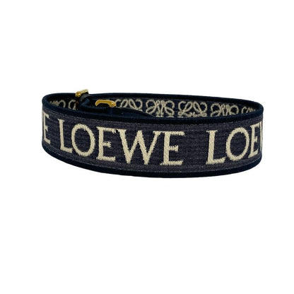Loewe Shoulder Strap Anagram Loop Strap Navy X Ivory