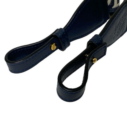 Loewe Shoulder Strap Anagram Loop Strap Navy X Ivory