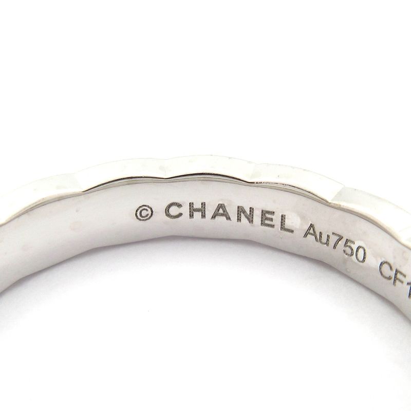 Chanel Ring 53 Coco Crush Mini Model J11793 18k White Gold