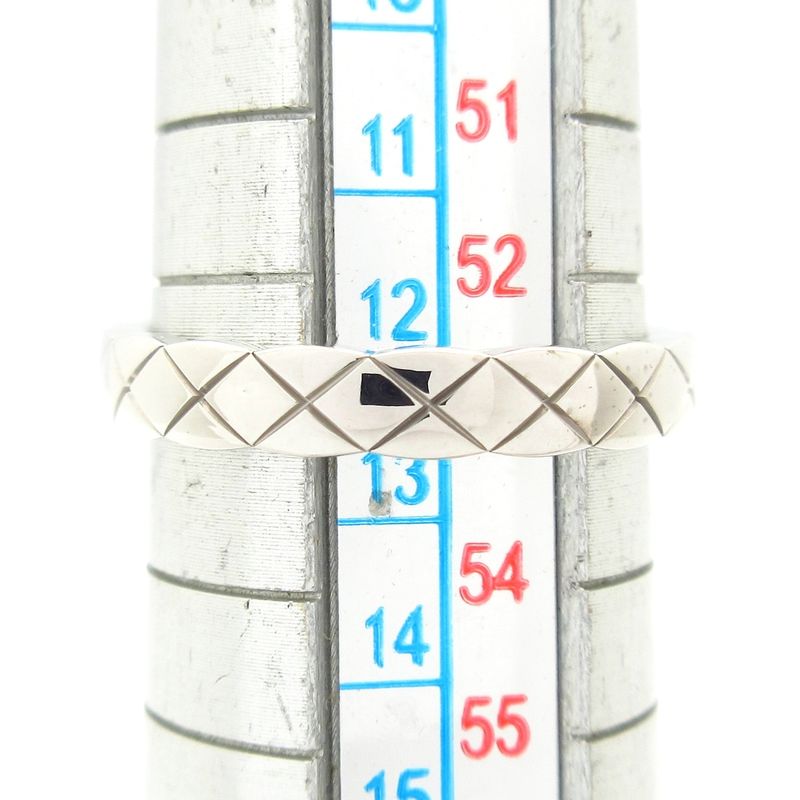 Chanel Ring 53 Coco Crush Mini Model J11793 18k White Gold