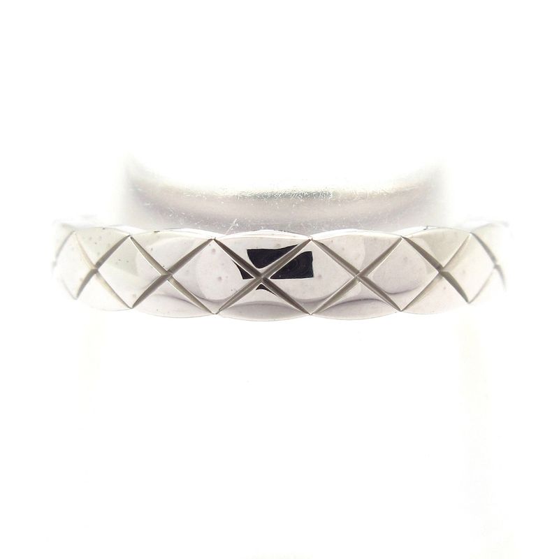 Chanel Ring 53 Coco Crush Mini Model J11793 18k White Gold