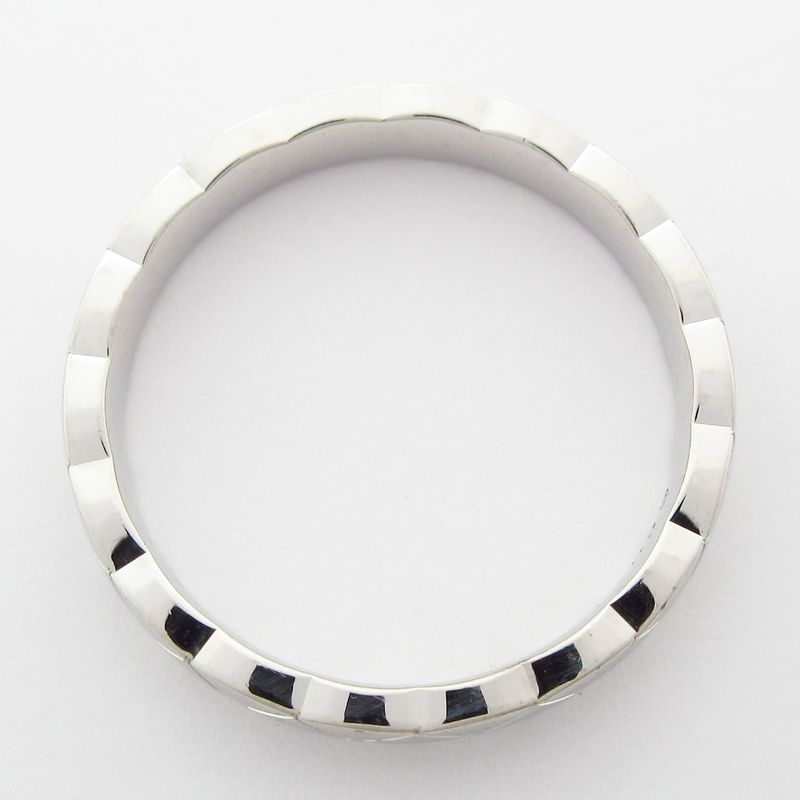 Chanel Ring 53 Coco Crush Mini Model J11793 18k White Gold