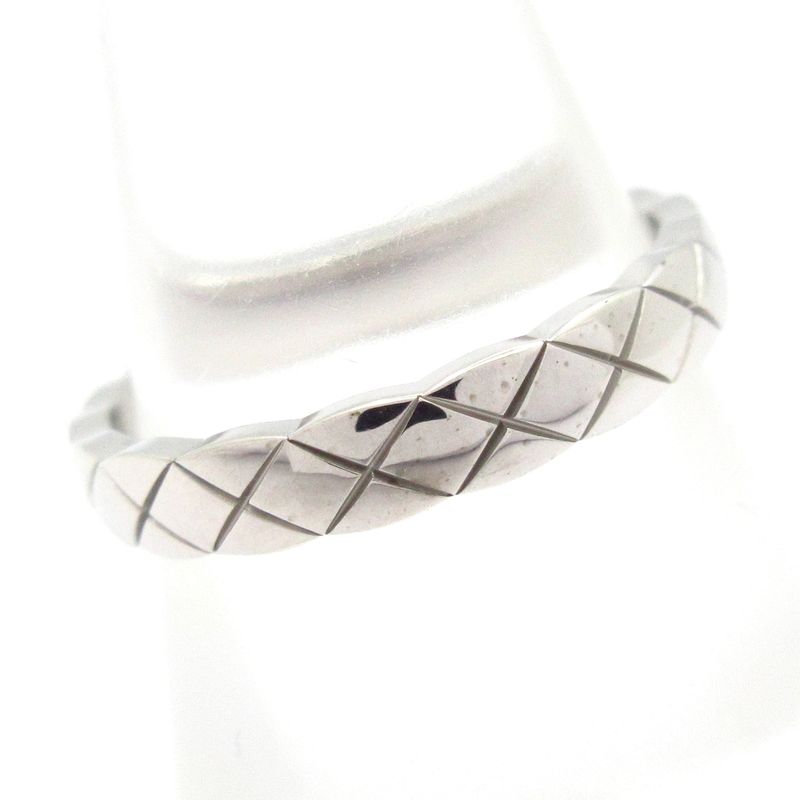 Chanel Ring 53 Coco Crush Mini Model J11793 18k White Gold