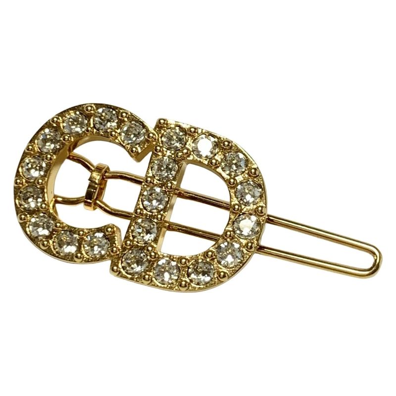 Dior Christian Dior Accessories - Gold X Silver Hairpin CD Motif