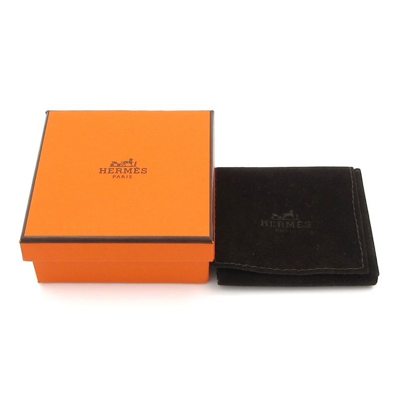 Hermes Ring Echape PM 18k Pink Gold X Diamond 10p Diamond