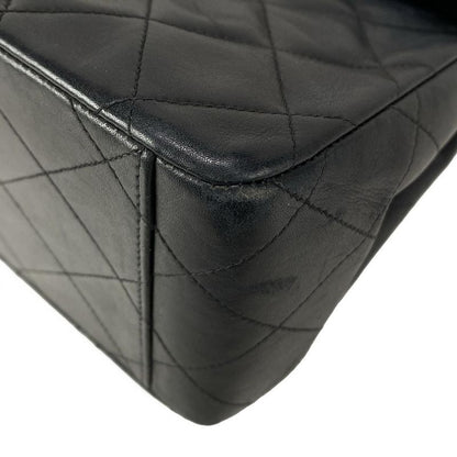 Chanel Shoulder Bag Big Matelasse A01094 Black Gold Hardware Chain Shoulder