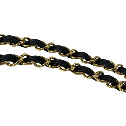 Chanel Shoulder Bag Big Matelasse A01094 Black Gold Hardware Chain Shoulder