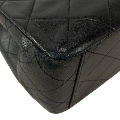 Chanel Shoulder Bag Big Matelasse A01094 Black Gold Hardware Chain Shoulder