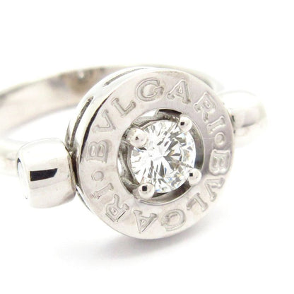 Bvlgari Ring Bvlgari Flip Ring 18k White Gold X Diamond 1p Diamond