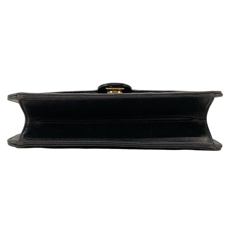 Chanel Shoulder Bag Single Flap Matelasse A03569 Black Gold Hardware Chain