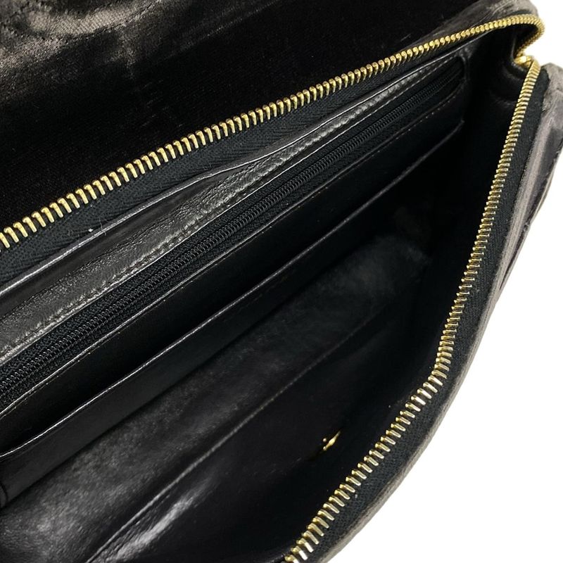 Chanel Backpack Sac Matelasse Black Chain Shoulder Gold Hardware