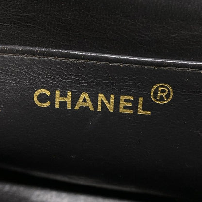 Chanel Backpack Sac Matelasse Black Chain Shoulder Gold Hardware
