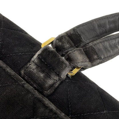 Chanel Backpack Sac Matelasse Black Chain Shoulder Gold Hardware