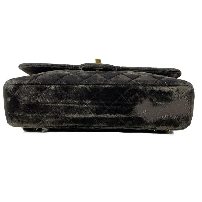 Chanel Backpack Sac Matelasse Black Chain Shoulder Gold Hardware